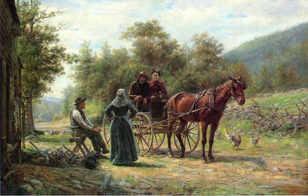 Репродукции произведений. Художник Эдвард Лэмсон Генри. Художник Edward Lamson Henry 1841-1919. Американский художник Edward Lamson Henry - Эдвард Генри Ламсон (1841-1919). Генри Ламсон экипаж.