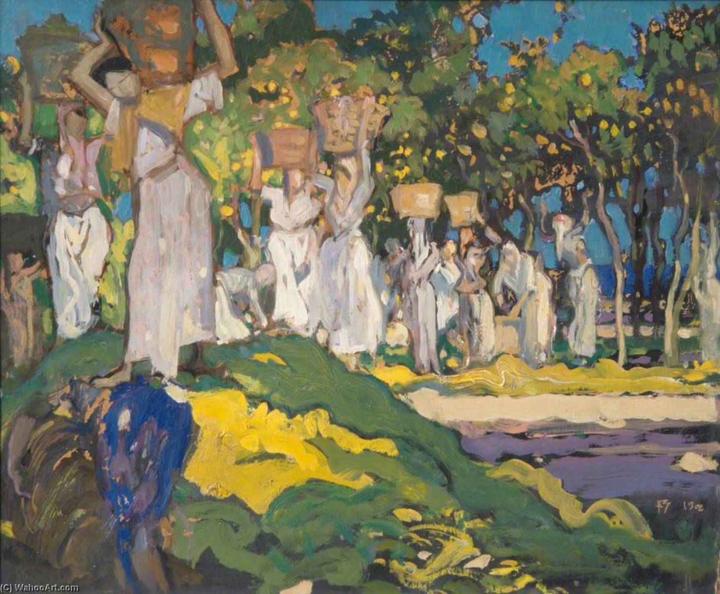 Your paintings. Frank William Brangwyn картины. Фрэнк Бренгвин натюрморт. Frank Morris художник. Sir Frank Brangwyn picking Lemons.