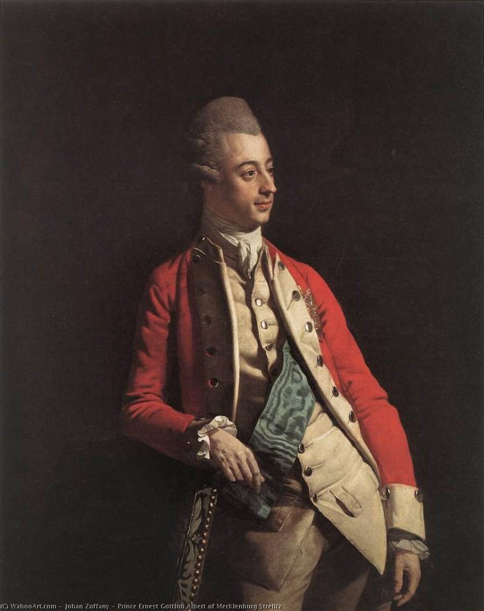 Мекленбург стрелицкие. Johann Zoffany. Принц Мекленбург Стрелицкий.